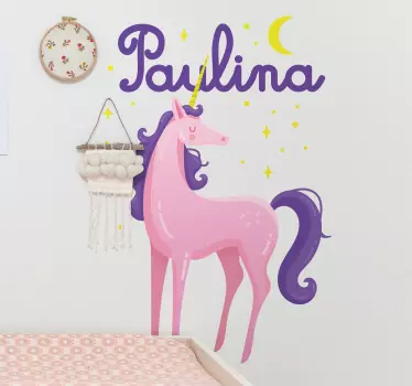 Wall sticker custom unicorn art - TenStickers