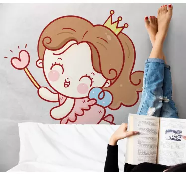 Wall stickers for kid charming fairy child - TenStickers