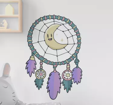 Wall stickers for kid cheerful dreamcatcher design - TenStickers