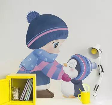 Wall stickers for kid child and penguin - TenStickers