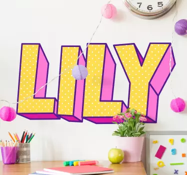 Wall stickers for kid custom name decor - TenStickers