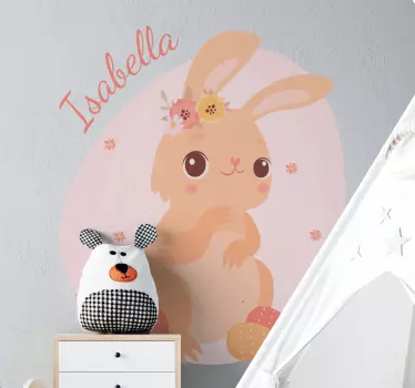 Wall stickers for kid cute bunny design - TenStickers