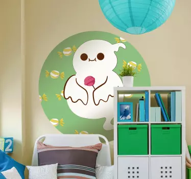 Wall stickers for kid cute candy ghost - TenStickers