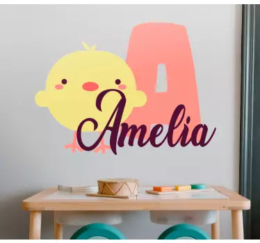Wall stickers for kid cute chick design - TenStickers
