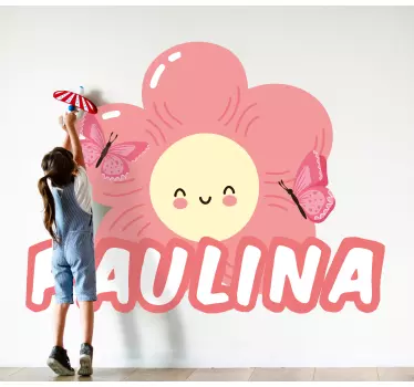 Wall stickers for kid cute flower design - TenStickers