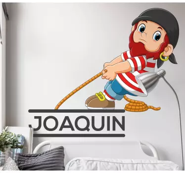 Wall stickers for kid cute pirate design - TenStickers