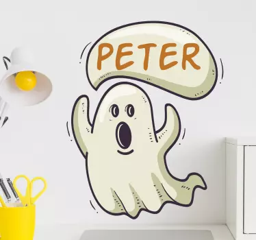 Wall stickers for kid ghost personalized design - TenStickers