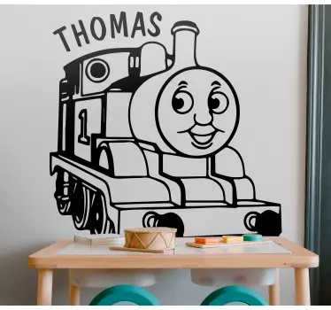 Wall stickers for kid happy train character - TenStickers