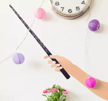 Wall stickers for kid magic wand art - TenStickers