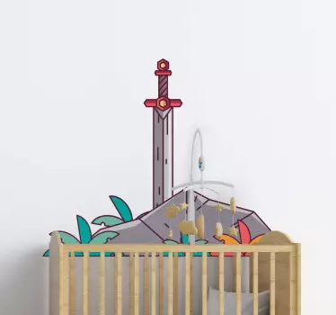 Wall stickers for kid sword in stone - TenStickers