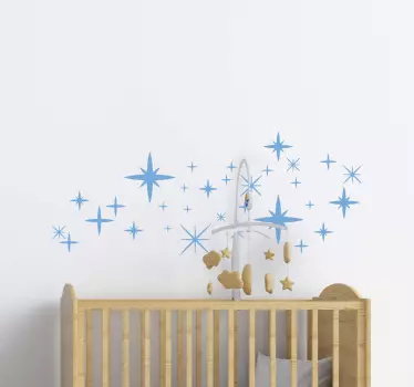 Wall stickers for kid twinkling star accents - TenStickers