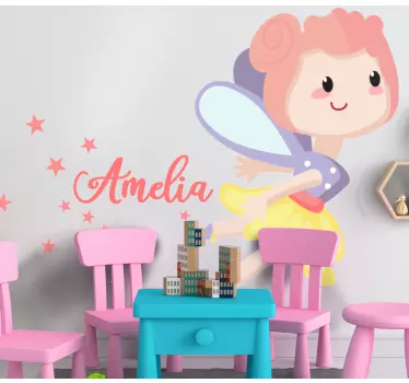 Wall stickers for kid whimsical fairy design - TenStickers