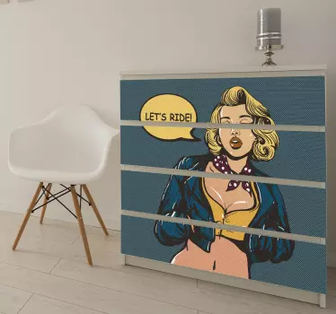 Which is not a comic furniture decal - TenStickers