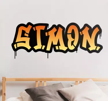 Whiteboard sticker customized name design - TenStickers