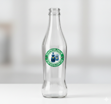 Window sticker beverage recycling label - TenStickers