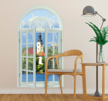 Window view  Living Room Wall Decor - TenStickers