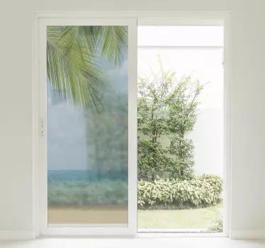 Windows with landscape window decal - TenStickers