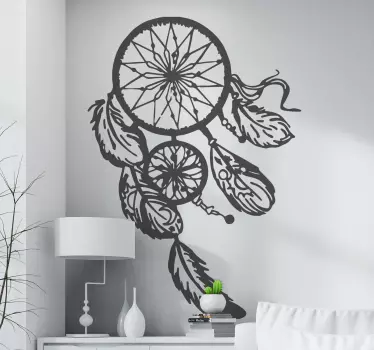 Windy dream catcher object wall decal - TenStickers