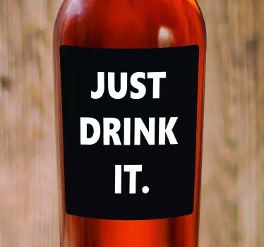 Wine tally drink wall sticker - TenStickers