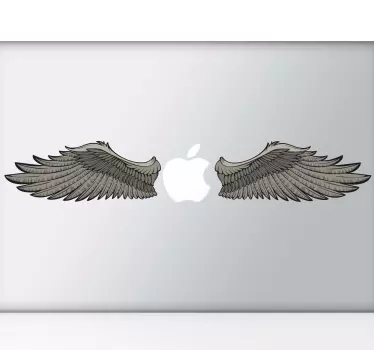 Wings Laptop Sticker - TenStickers