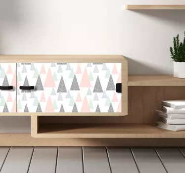 winter firs furniture decal - TenStickers