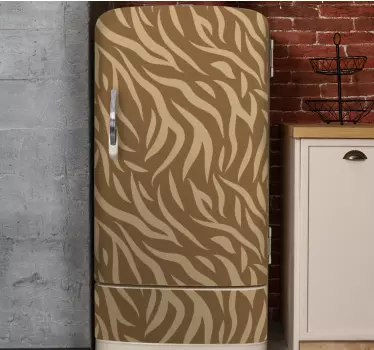 Zebra Pattern Cover object sticker - TenStickers