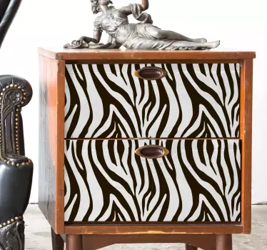 Zebra pattern laptop skin decal - TenStickers