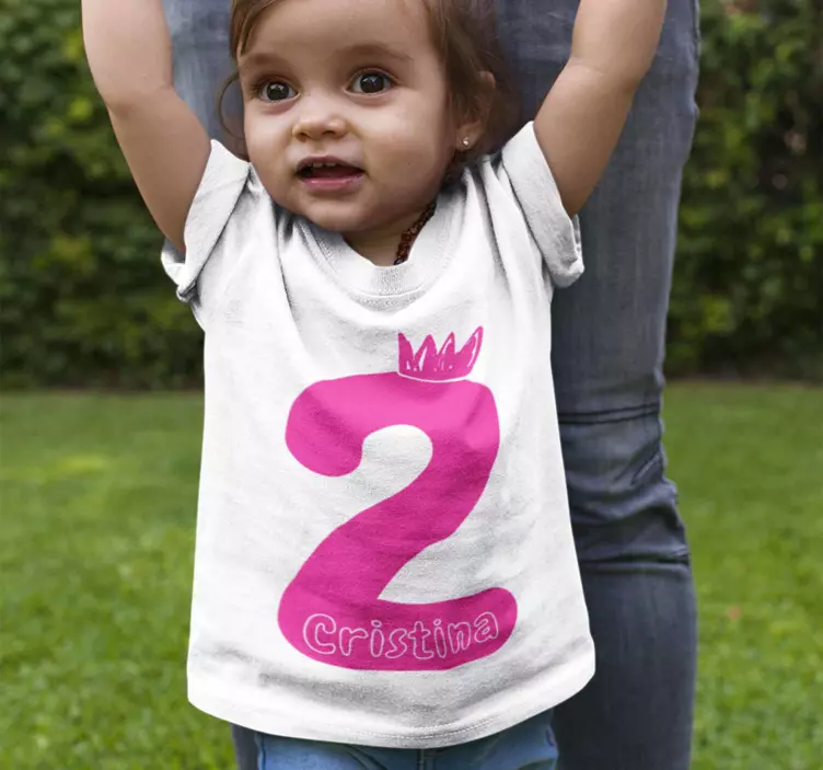 Birthday t-shirt for boy or girl - TenStickers