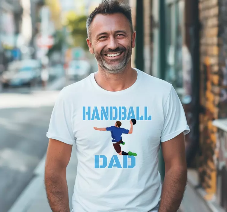 handball dad custom t-shirt - TenStickers