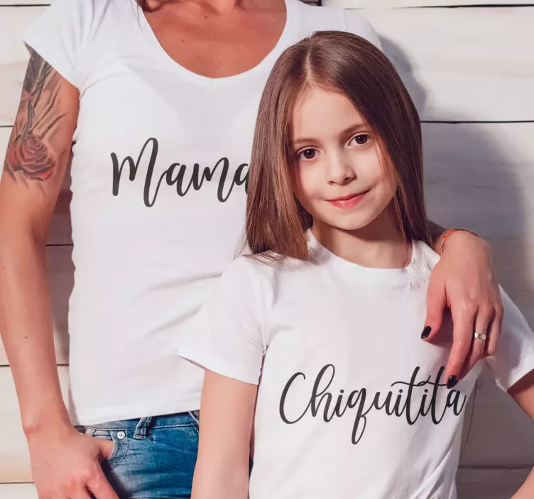 Mamacita and Chiquitita Mother daughter shirt - TenStickers