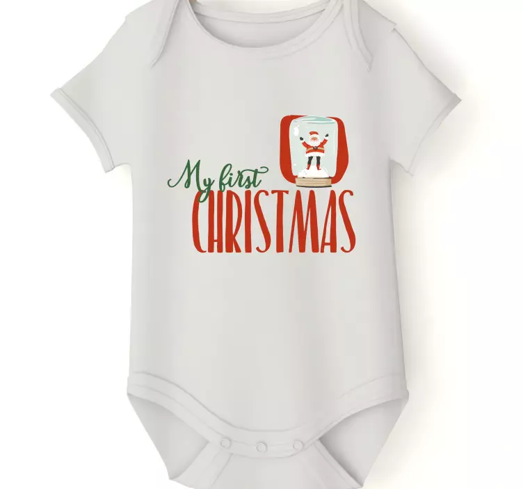 my first xmas kids t-shirt Christmas shirt - TenStickers