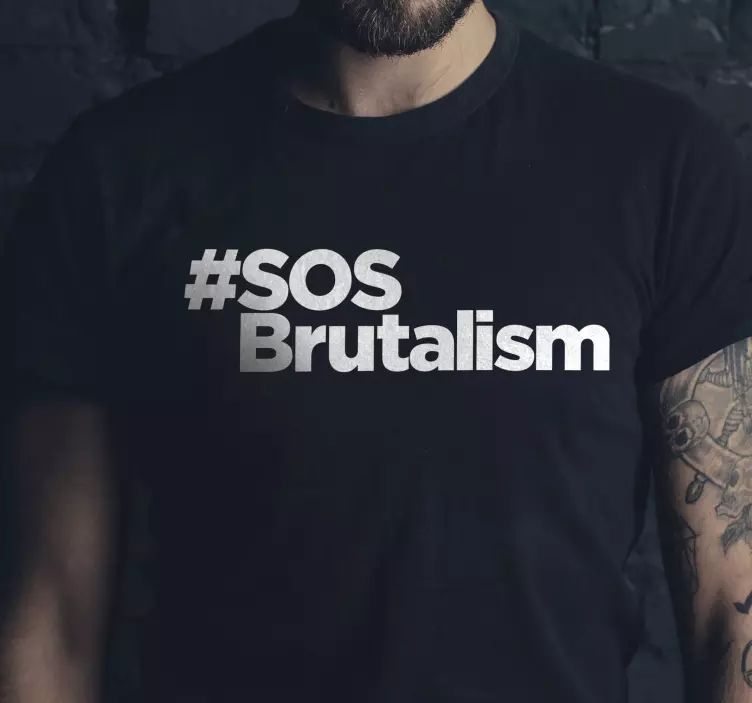 SOSBrutalism custom t-shirt - TenStickers