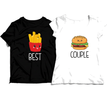 Best couple t-shirt couple t-shirt - TenStickers