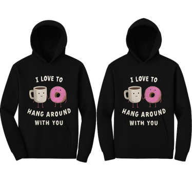 Couple t-shirt love spending time with you - TenStickers