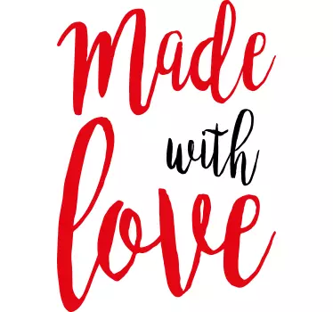 made with love baby t-shirt - TenStickers