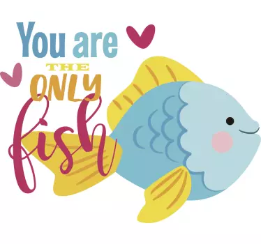 Be my fish Couple shirts - TenStickers