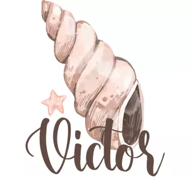 seashells matching shirts for couples - TenStickers