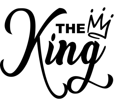 King and Queen matching shirts for couples - TenStickers
