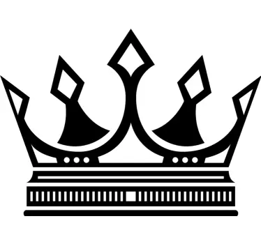 King and Queen crown matching shirts for couples - TenStickers