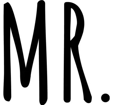 Mr. and  Mrs. matching shirts for couples - TenStickers