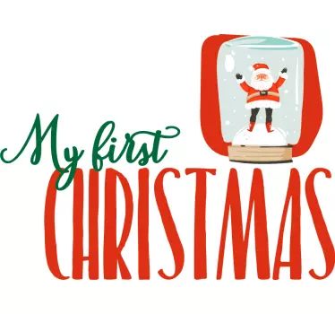 my first xmas kids t-shirt christmas tee shirts - TenStickers