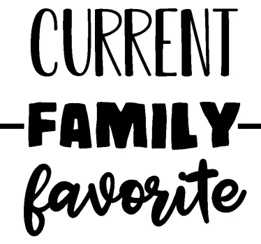 Favourite family member baby t-shirt - TenStickers