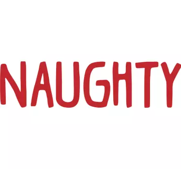 Naughty/Nice christmas tee shirts - TenStickers