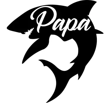 Shark Family Father  and son matching shirts - TenStickers