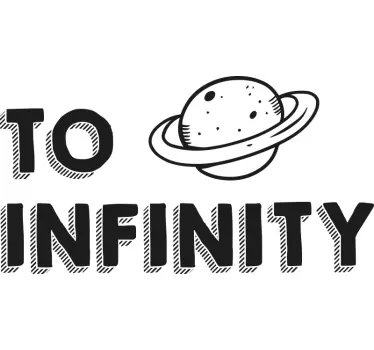 To infinity and beyond matching shirts for couples - TenStickers