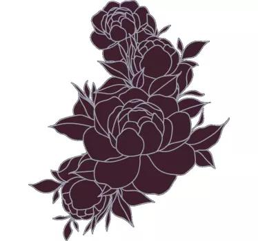 Baby t-shirt with floral inspired design - TenStickers