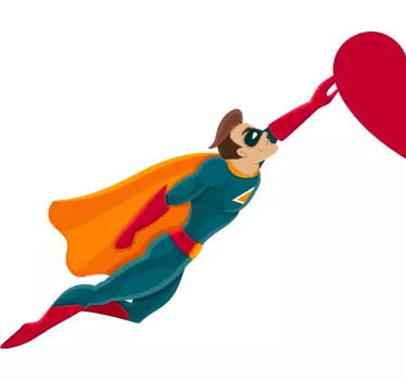 Superhero couple matching shirts for couples - TenStickers
