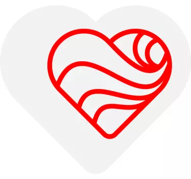 Heart Pattern Embrace couple t-shirt - TenStickers