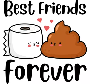 Couple t-shirt bffs for life - TenStickers