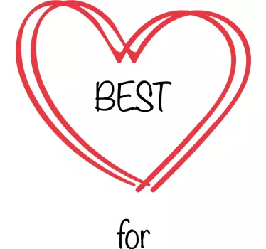 Couple t-shirt best friends for life - TenStickers
